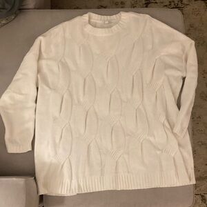 J. Jill Cream Chenille Sweater